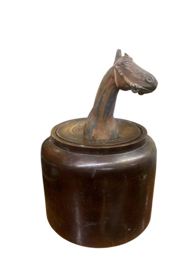 Antica scatola porta - , tabacco