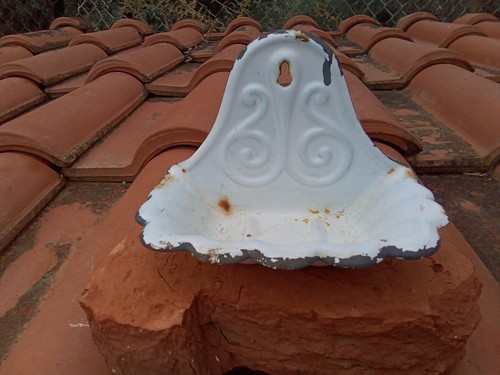 Antico porta sapone - porta, lamiera