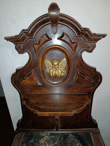 Antica alzatina comodino con - antica,