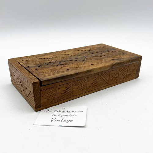 Scatola antica legno - antica, in