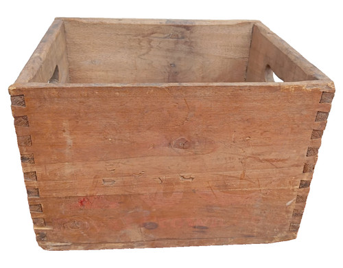 Antica cassetta legno - antica, porta