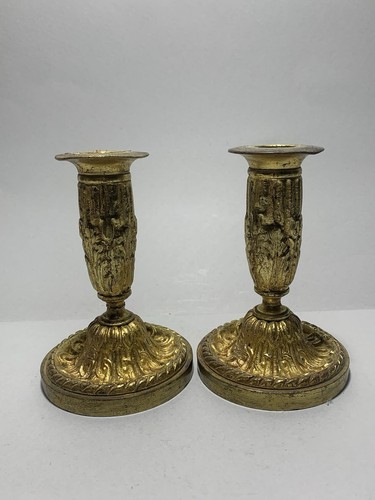 Antica coppia porta candele - di,