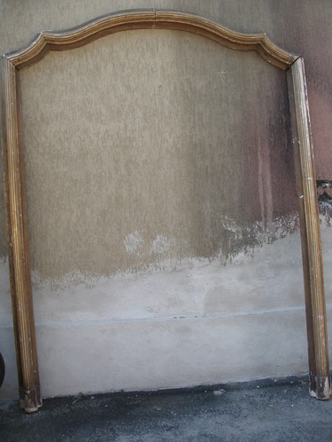 Antico portale legno - antico, decori